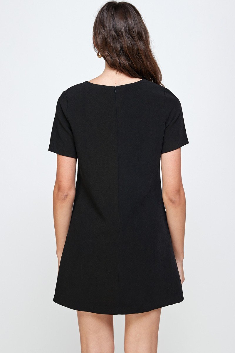 Embellished Short Sleeve Mini Dress | Apparel | Kitchen + Metal