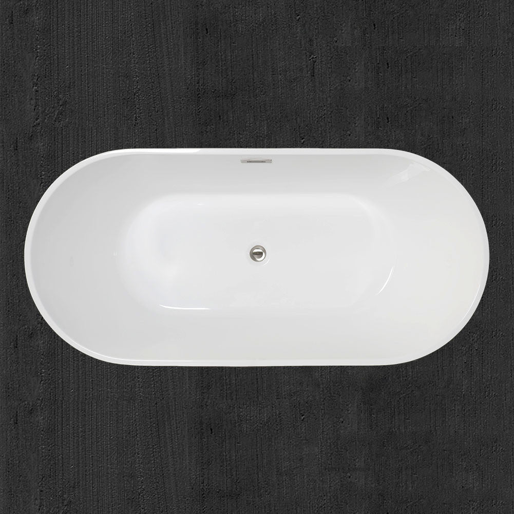 WOODBRIDGE 67" Acrylic Freestanding Bathtub Contemporary Soaking Tub