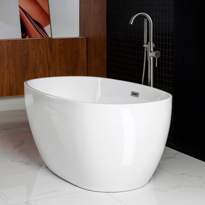 WOODBRIDGE 67" Acrylic Freestanding Bathtub Contemporary Soaking Tub