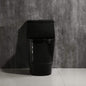WOODBRIDGEE One Piece Toilet with Soft Closing Seat, Chair Height, 1.28 GPF Dual, Water Sensed, 1000 Gram MaP Flushing Score Toilet, Black