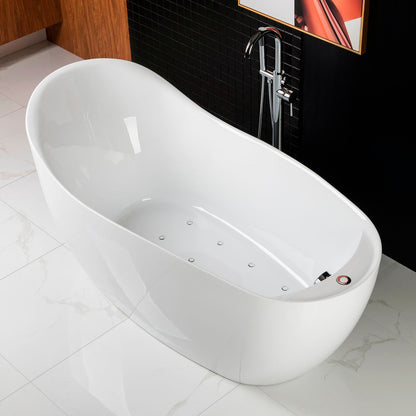 WOODBRIDGE B-0033 Deluxe Air Bubble Free Standing Bathtub