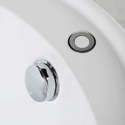 WOODBRIDGE B-0033 Deluxe Air Bubble Free Standing Bathtub