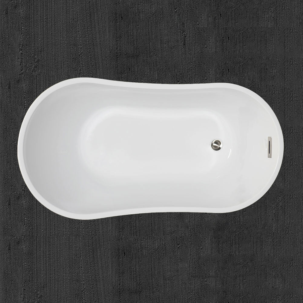 WOODBRIDGE B-1807 Acrylic Freestanding Contemporary Soaking Tub