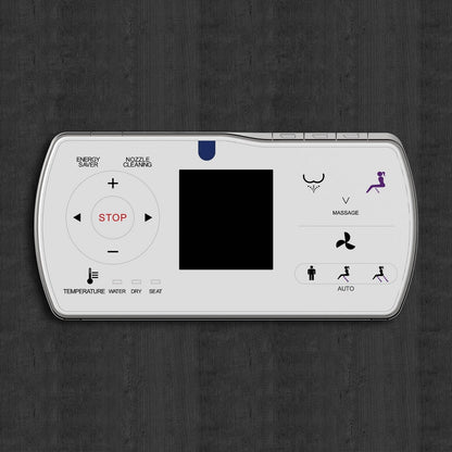 WOODBRIDGE B0960S Auto Flush, Auto Open & Auto Close, 1.28 GPF Single Flush Toilet with Intelligent Smart Bidet Seat and Wireless Remote Control, Chair Height
