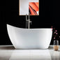 WOODBRIDGE 54" Acrylic Freestanding Bathtub Contemporary Soaking Tub