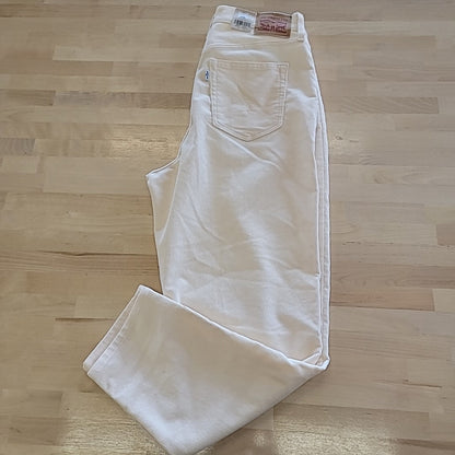 Levi's Size 31 Cream High-Waisted Mom Jeans Corduroy NWT