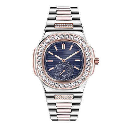 Men's Luxury Diamond Watches - Fashion Alloy Brand Gifts