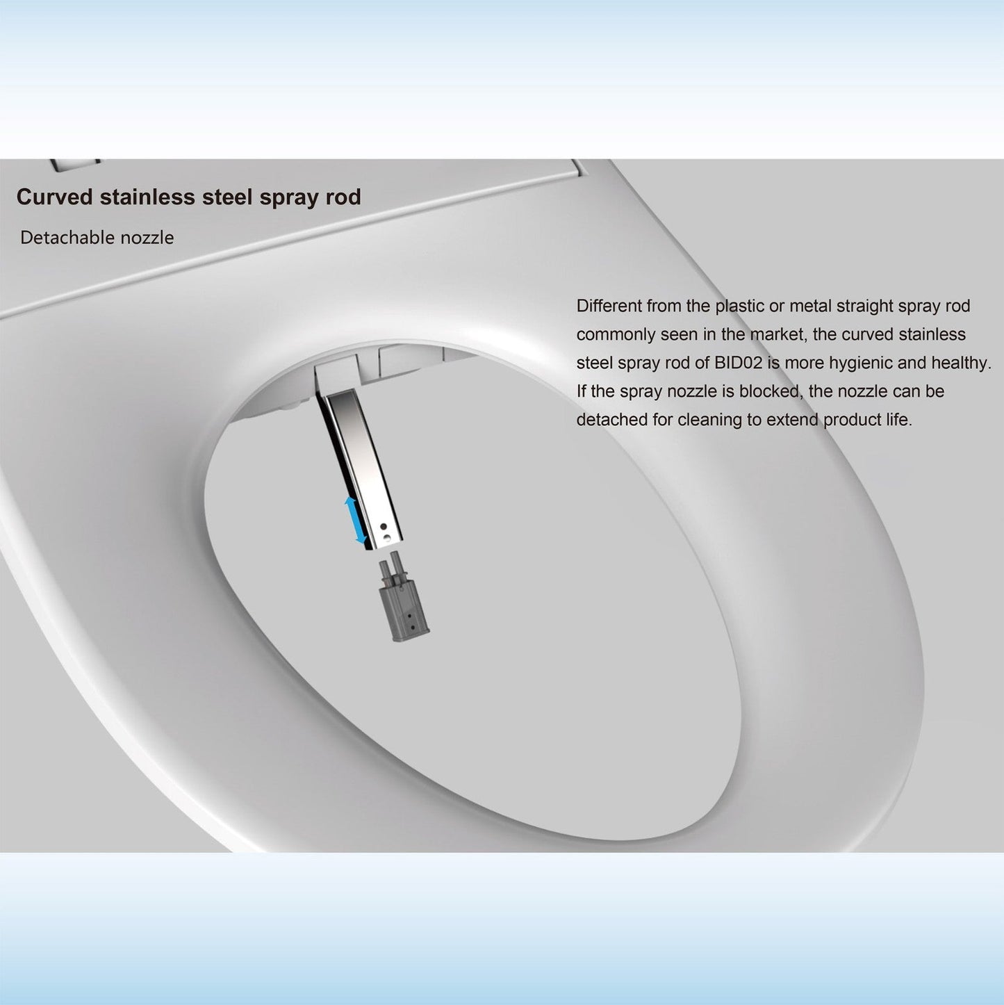 WOODBRIDGE Elongated Smart Bidet Toilet Seat, Electronic Advanced Self Cleaning, SoftClose Lid, Automatic Deodorization