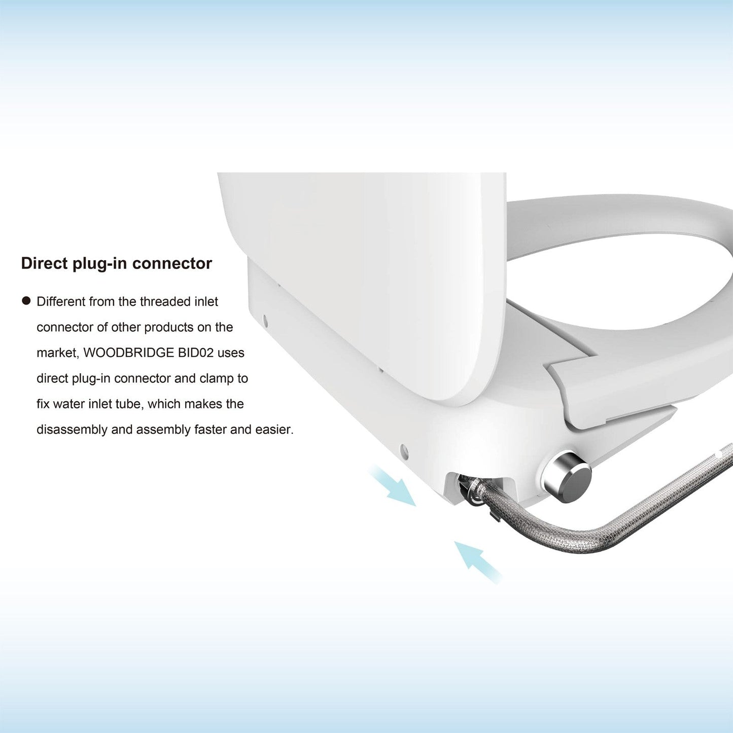 WOODBRIDGE Elongated Smart Bidet Toilet Seat, Electronic Advanced Self Cleaning, SoftClose Lid, Automatic Deodorization