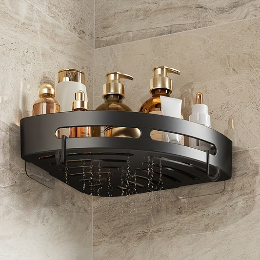 Compact WallMounted Corner Shelves  Durable Bathroom Organizer