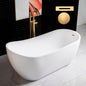 WOODBRIDGE 67" Acrylic Freestanding Bathtub Contemporary Soaking Tub