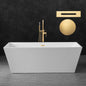 WOODBRIDGE 67" Acrylic Freestanding Bathtub Contemporary Soaking Tub