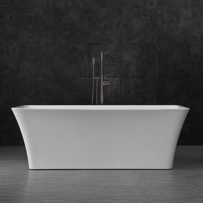 WOODBRIDGE 67" Acrylic Freestanding Bathtub Contemporary Soaking Tub