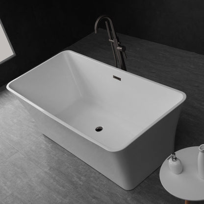 WOODBRIDGE 67" Acrylic Freestanding Bathtub Contemporary Soaking Tub