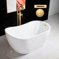 WOODBRIDGE 54" Acrylic Freestanding Bathtub Contemporary Soaking Tub