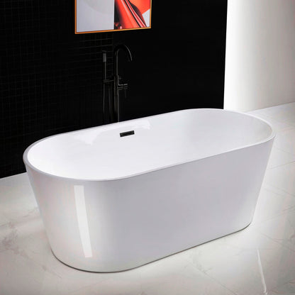 WOODBRIDGE 67" Acrylic Freestanding Bathtub Contemporary Soaking Tub