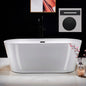 WOODBRIDGE 67" Acrylic Freestanding Bathtub Contemporary Soaking Tub