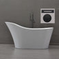 WOODBRIDGE 59" Acrylic Freestanding Bathtub Contemporary Soaking Tub