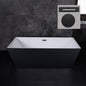 WOODBRIDGE 67" Acrylic Freestanding Bathtub Contemporary Soaking Tub