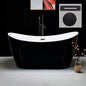 WOODBRIDGE B-1816 59" Acrylic Freestanding Bathtub Contemporary Soaking Tub