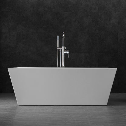 WOODBRIDGE 67" Acrylic Freestanding Bathtub Contemporary Soaking Tub