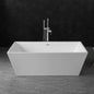 WOODBRIDGE 67" Acrylic Freestanding Bathtub Contemporary Soaking Tub