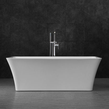 WOODBRIDGE 67" Acrylic Freestanding Bathtub Contemporary Soaking Tub