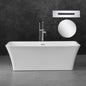 WOODBRIDGE 67" Acrylic Freestanding Bathtub Contemporary Soaking Tub