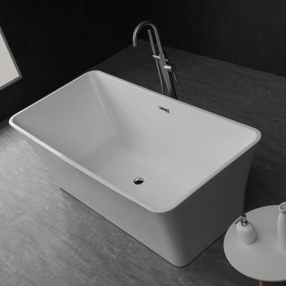 WOODBRIDGE 67" Acrylic Freestanding Bathtub Contemporary Soaking Tub