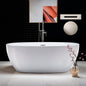 WOODBRIDGE 67" Acrylic Freestanding Bathtub Contemporary Soaking Tub