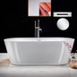WOODBRIDGE 71" Acrylic Freestanding Bathtub Contemporary Soaking Tub