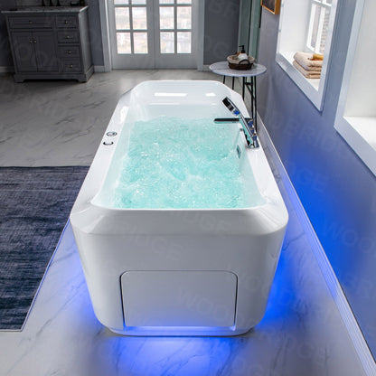 WOODBRIDGE 67"L x 31-1/2"W 1 Person Freestanding Massage Hydrotherapy Bathtub Tub