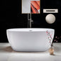 WOODBRIDGE 55" Acrylic Freestanding Bathtub Contemporary Soaking Tub