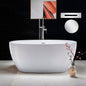 WOODBRIDGE 55" Acrylic Freestanding Bathtub Contemporary Soaking Tub