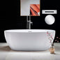 WOODBRIDGE 67" Acrylic Freestanding Bathtub Contemporary Soaking Tub