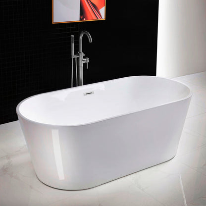 WOODBRIDGE 67" Acrylic Freestanding Bathtub Contemporary Soaking Tub