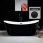 WOODBRIDGE B-1817 71" Acrylic Freestanding Bathtub Contemporary Soaking Tub