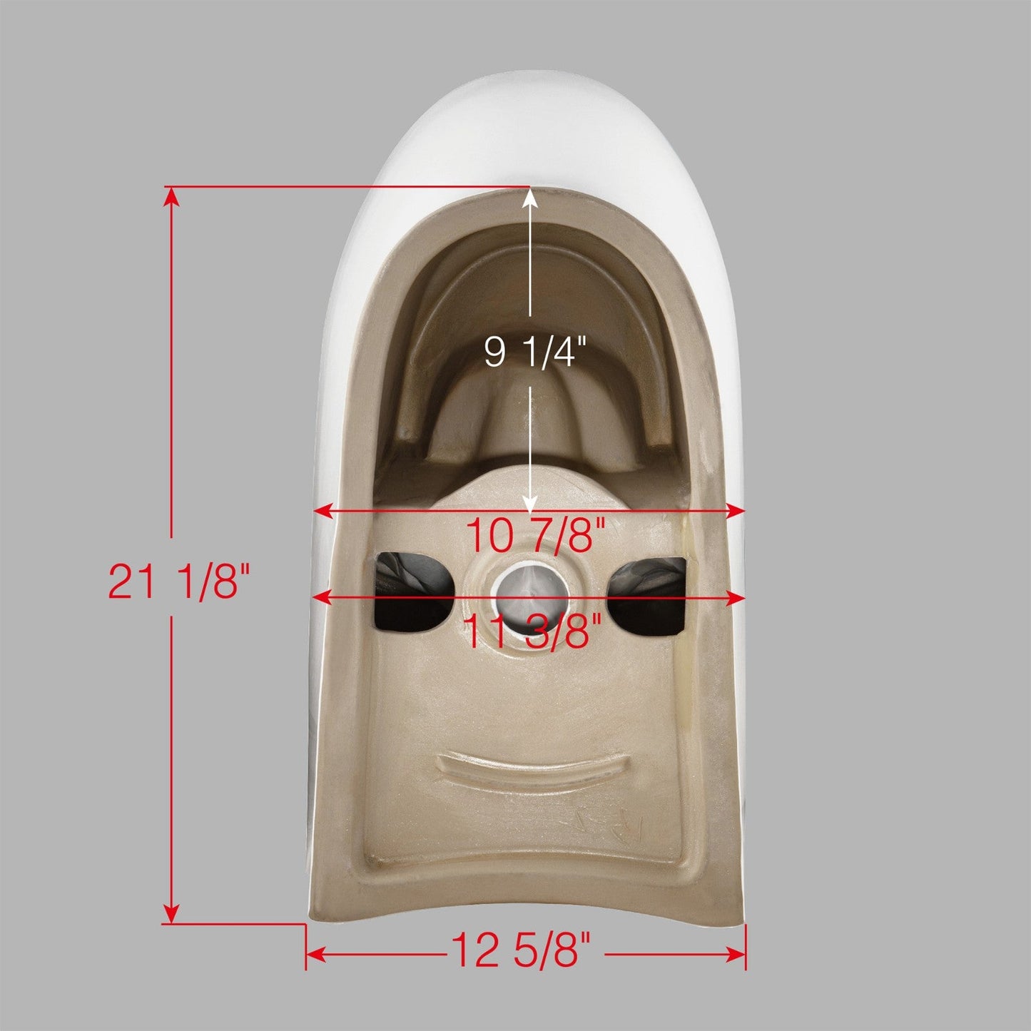 WOODBRIDGE Modern One Piece Dual Flush 1.28 GP Toilet,with Soft Closing Seat