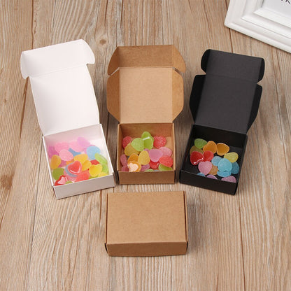 5pcs 4Sizes Kraft Paper Box Wrapping Party | Gift Shop + Gift Wrapping | Craft Making | Under $100 | Kitchen + Metal