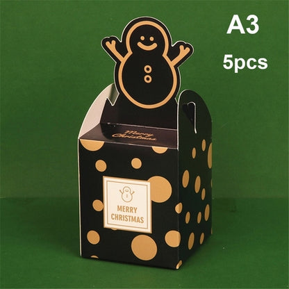 5pcs Cute Cookie Carrier Jar Sugar Box Christmas
