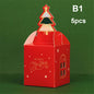5pcs Cute Cookie Carrier Jar Sugar Box Christmas