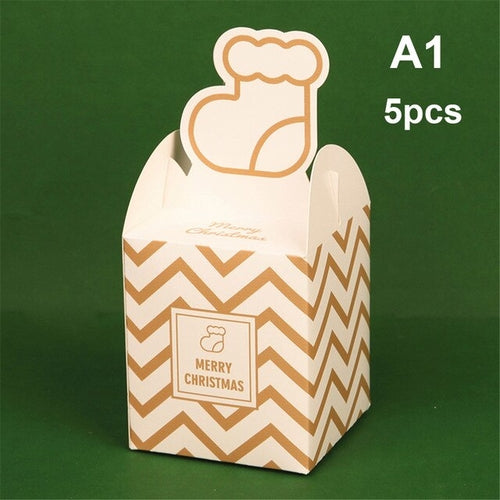 5pcs Cute Cookie Carrier Jar Sugar Box Christmas