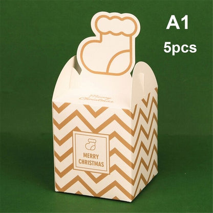 5pcs Cute Cookie Carrier Jar Sugar Box Christmas