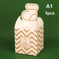 5pcs Cute Cookie Carrier Jar Sugar Box Christmas