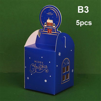 5pcs Cute Cookie Carrier Jar Sugar Box Christmas