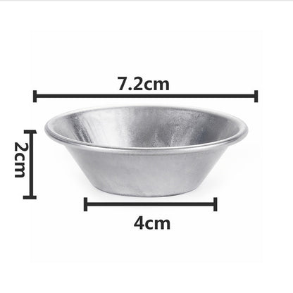5pcs Practical Egg Tart Aluminum Cupcake Cookie