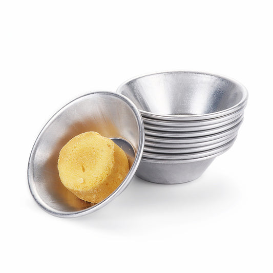 5pcs Practical Egg Tart Aluminum Cupcake Cookie