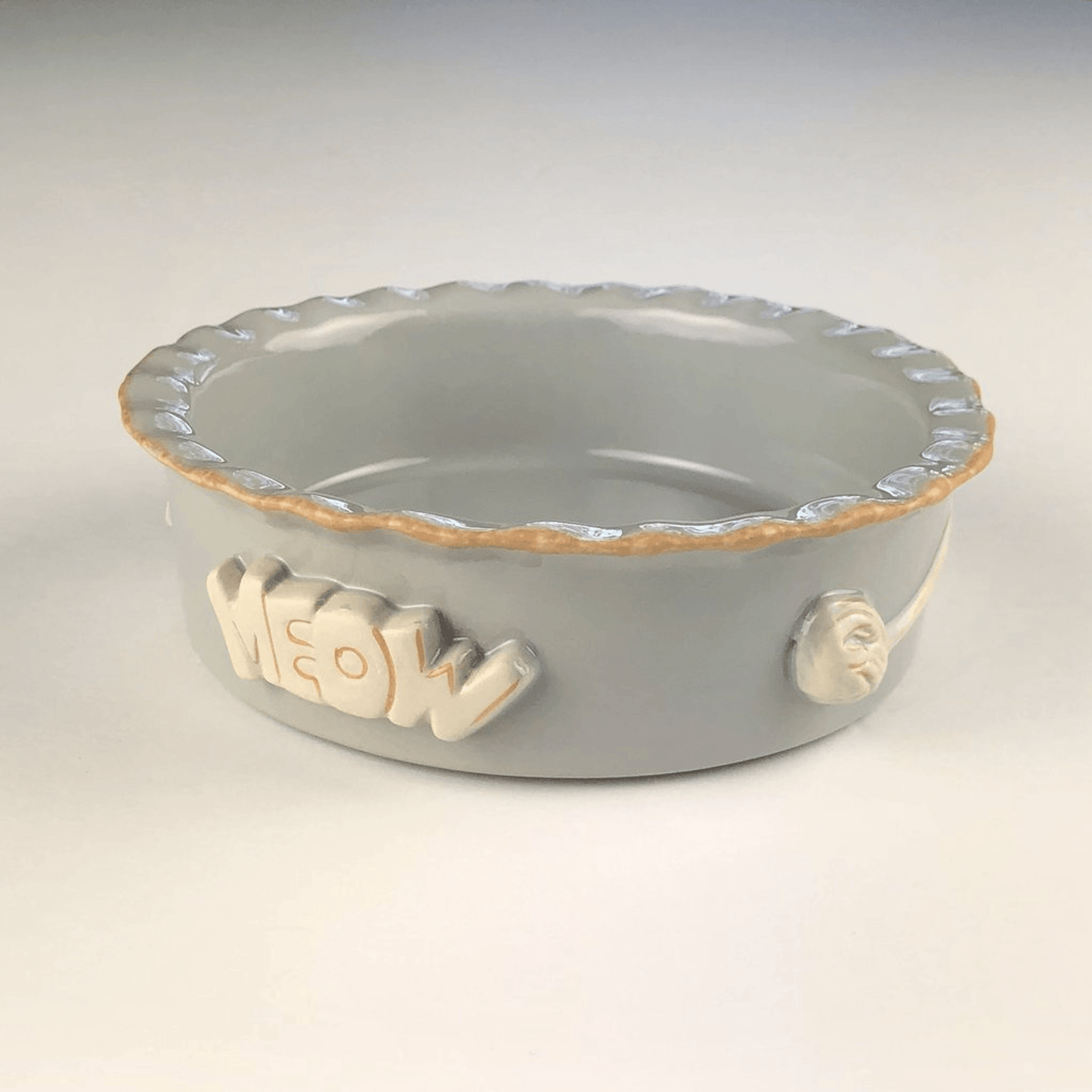 Elegant Stoneware Cat Bowl for Food and Water | Family Pet | Under $100 | Kitchen + Metal