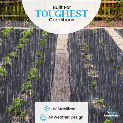 6 oz Non Woven Needle Punched Geotextile Filter Fabric - 50 Year Fabric