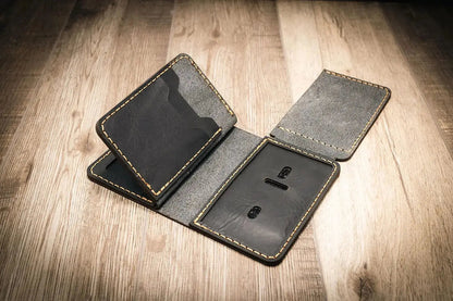 Federal Badge Wallet Small - Black